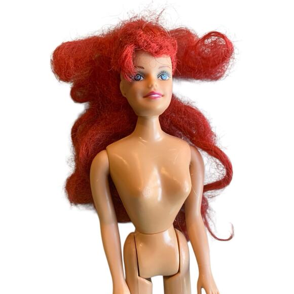 Vintage Redhead Barbie Clone Fashion Doll Bendable Twist N Turn READ D17 - Picture 3 of 8